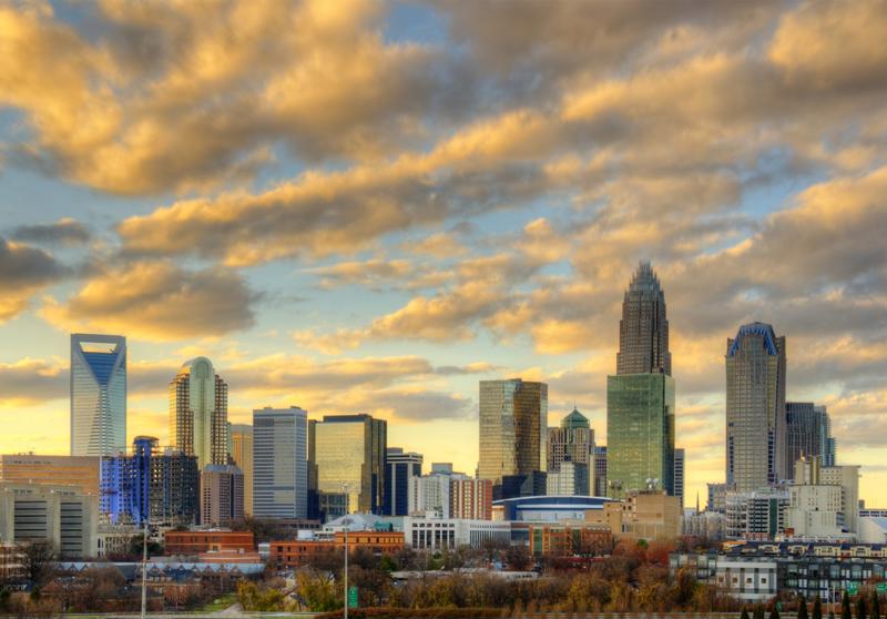 Charlotte, North Carolina, has a burgeoning economy.