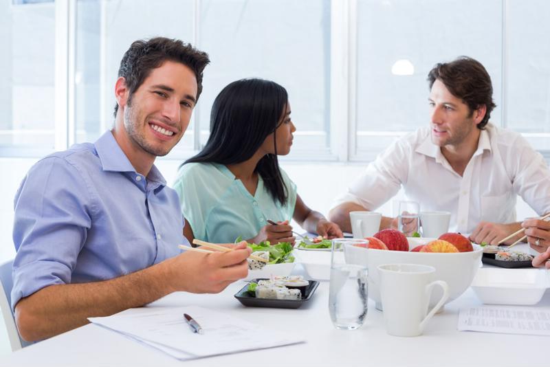 Lunchtime is perfect for meeting your new colleagues.